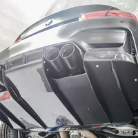 F8X Varis Style Carbon Fiber Rear Diffuser Undertray